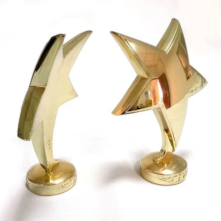 3d Star Metal Trophy Parts