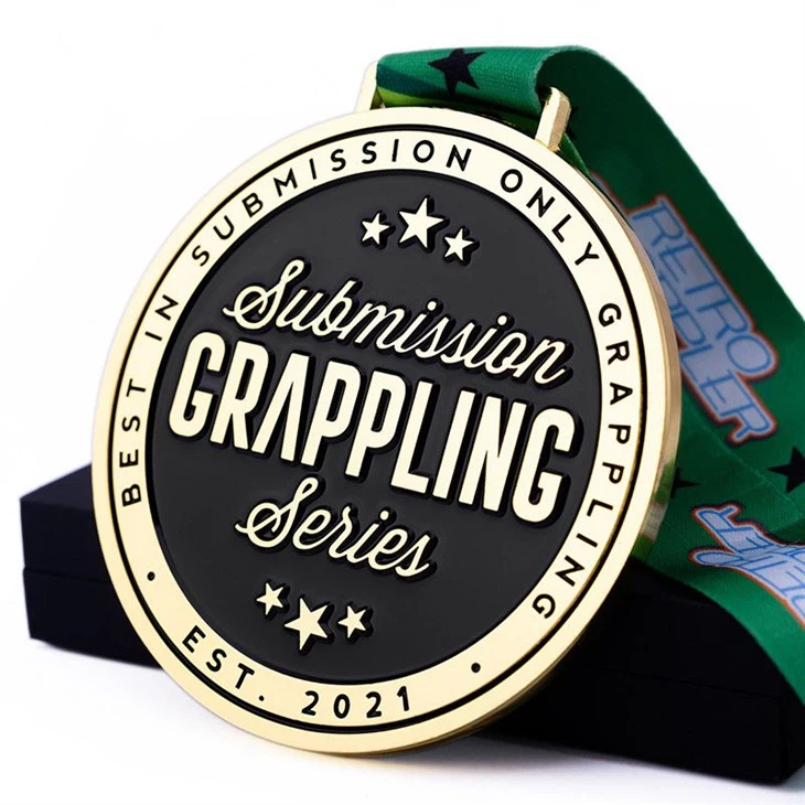 Gold Metal Custom Engraved Award Medals