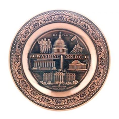 Placa de recuerdo de premio de licencia de ciudad turística de metal